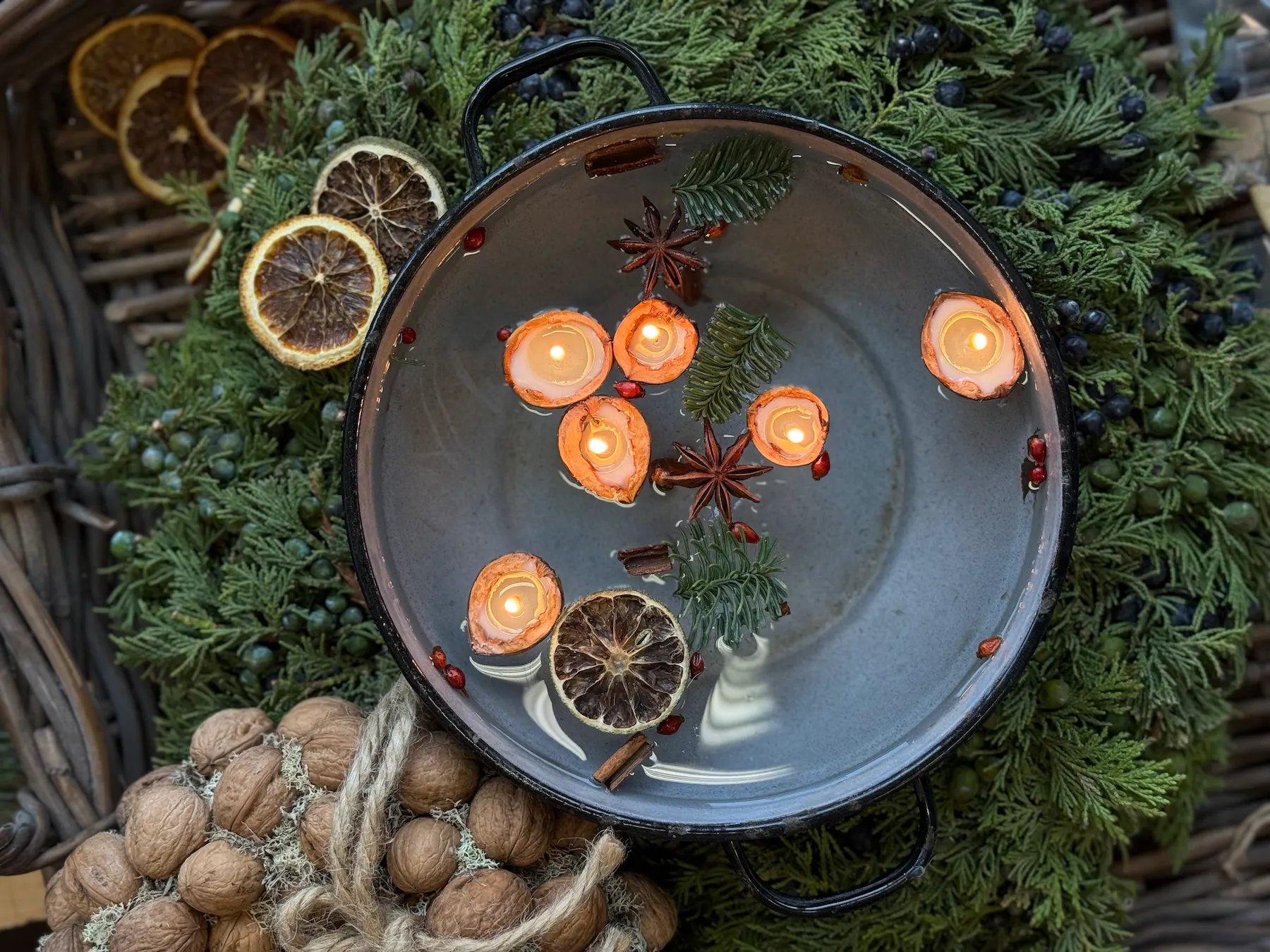 Vánoce Country Wreath