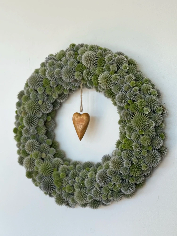 Bělotrnový věnec - úzký (40 cm)