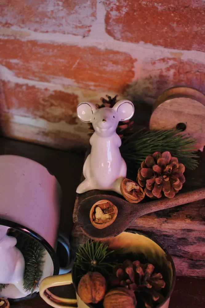 Porcelánová myška 