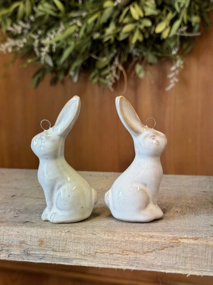 Porcelánový závěsný zajíc *