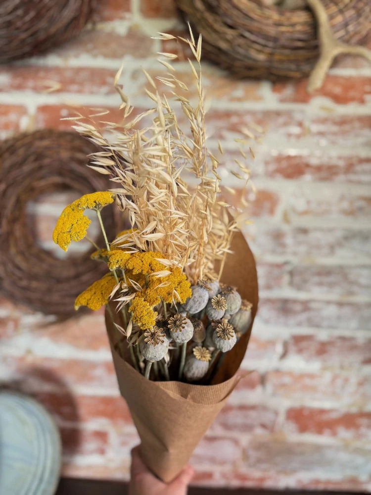 DIY kreativní sada - Sušinová dekorace v plechové nádobě | Vyrobte si sami