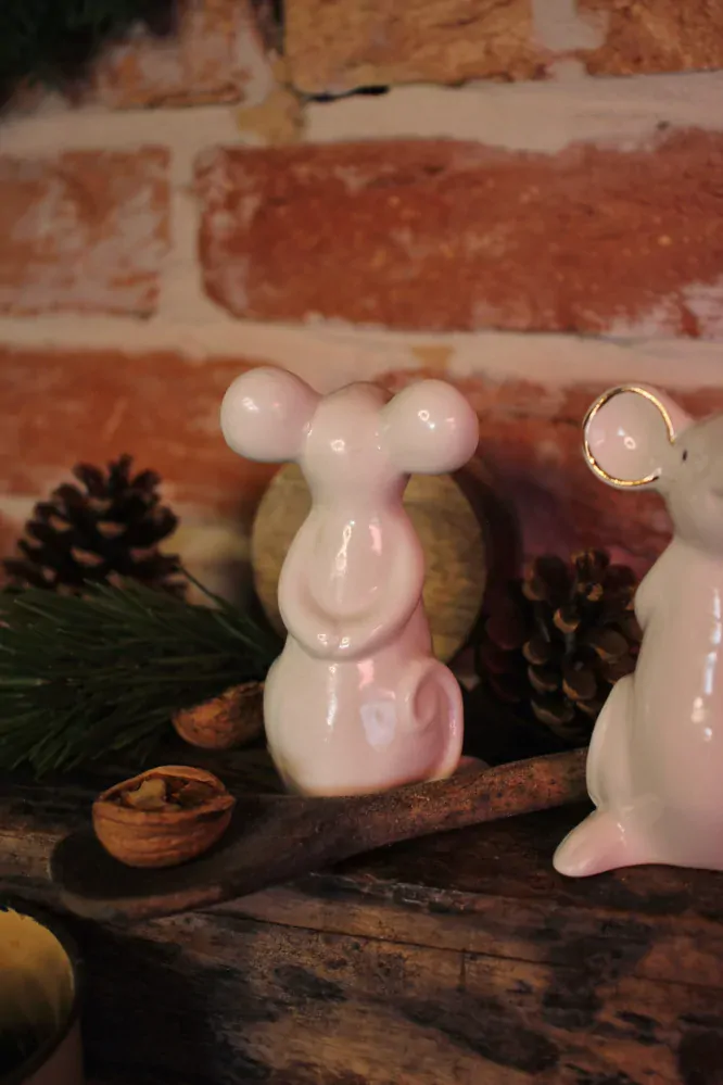 Porcelánová myška 