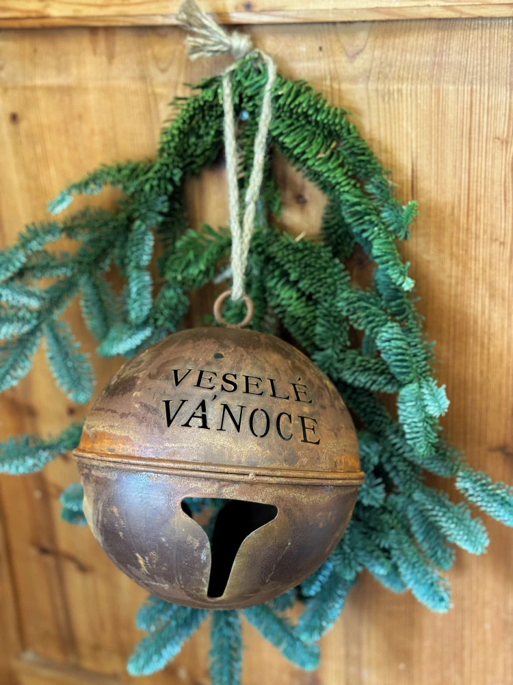 Maxi rezavá rolnička "Veselé Vánoce"