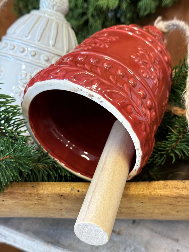 Keramický zvon "Zimní kulich"