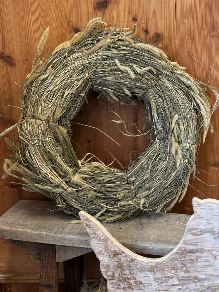 Travinový věnec/hnízdo 40 cm 