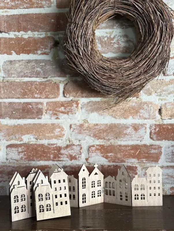 Dřevěné městečko "Leporelo"