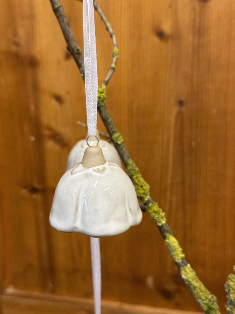 Závěsný porcelánový květ 