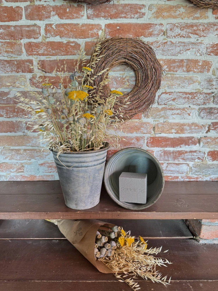 DIY kreativní sada - Sušinová dekorace v plechové nádobě | Vyrobte si sami