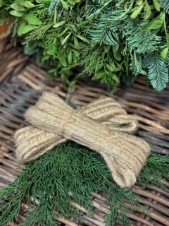 Jutová stuha - přírodní (1,2 cm x 2 m)