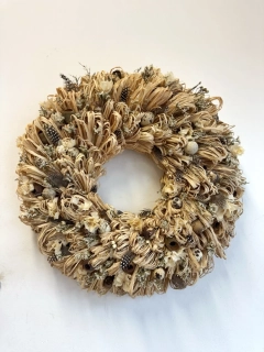 Jarní lýkový věnec - 48 cm