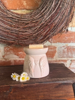 Keramická aromalampa s andělskými křídly*
